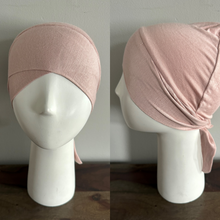 Load image into Gallery viewer, Cross Front Tie Back Under Caps- Light Pink