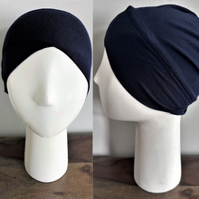 Load image into Gallery viewer, Cross Front Bonnets- Navy Blue