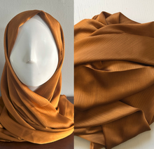 Load image into Gallery viewer, Crinkle Scarves - Silk- Bronze