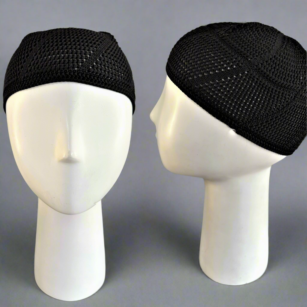 Bonnets de prière- Nida- Noir