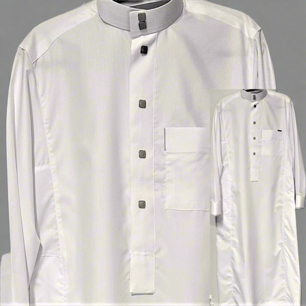 Male Thobes-  Firas- White