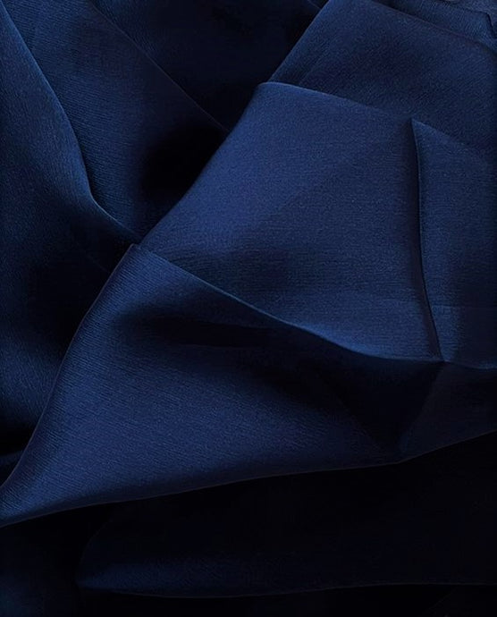 Foulards en Polyester - Délicat - Bleu Marine