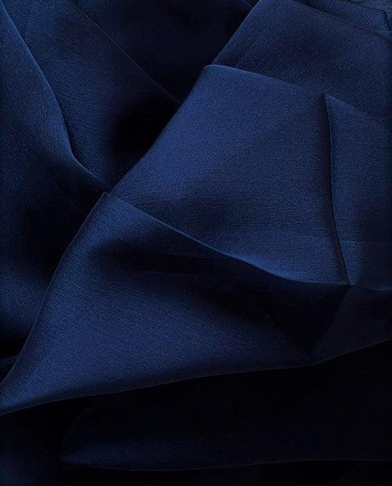 Polyester Scarves- Delicate - Navy Blue