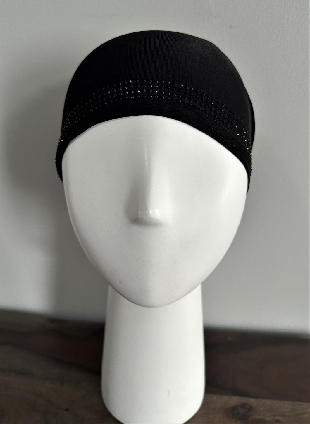 Scarf Under Caps - Polyester- Black