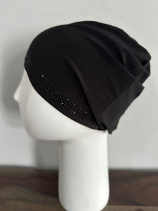 Scarf Under Caps - Polyester- Black