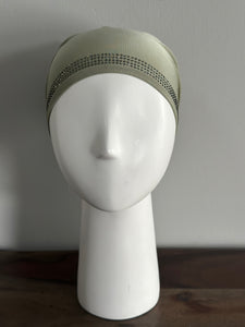 Scarf Under Caps - Polyester-Sage Green