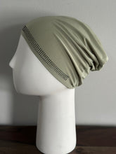 Load image into Gallery viewer, Scarf Under Caps - Polyester-Sage Green
