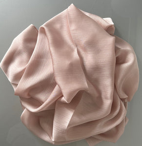 Crinkle Scarves - Silk- Pink Bliss