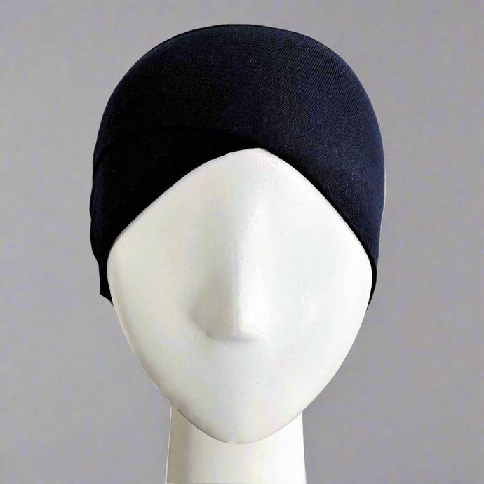 Cross Front- Tube Under Caps - Navy Blue