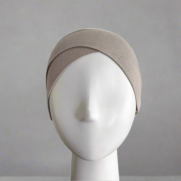 Cross Front- Tube Under Caps - Taupe