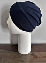 Charger l&#39;image dans la galerie, Cross Front Bonnets- Navy Blue