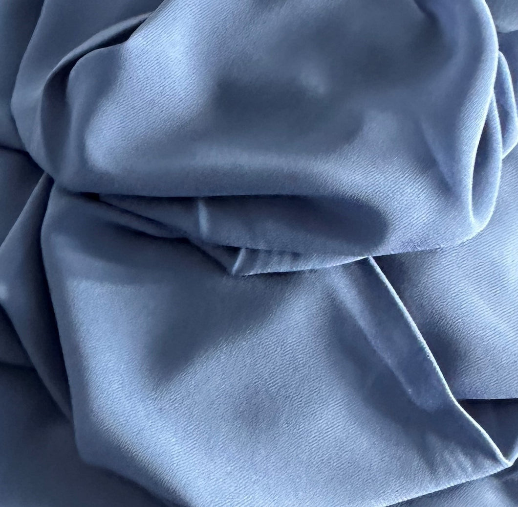 Chiffon Scarves- Plain-Uniform Blue