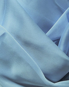Polyester Scarves- Delicate - Sky Blue