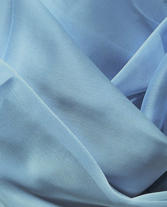 Foulards en Polyester - Délicat - Bleu Ciel