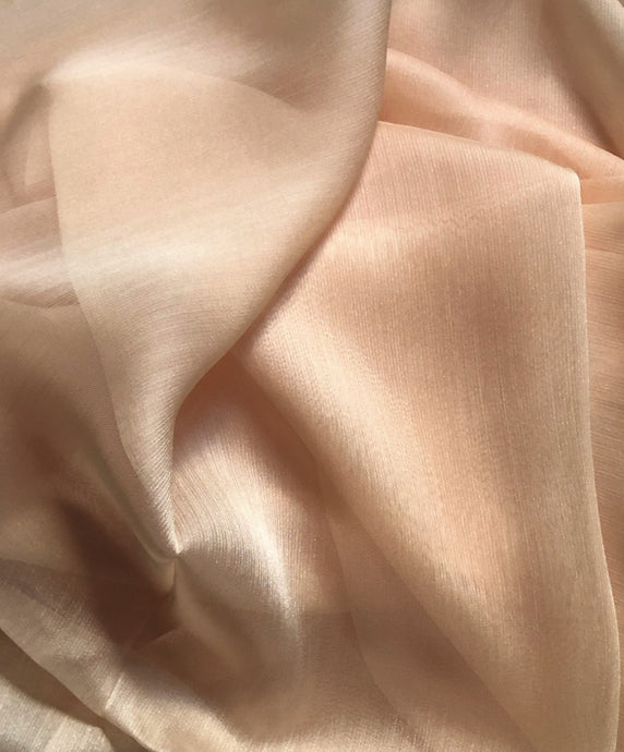 Foulards en polyester- Délicat- Abricot clair