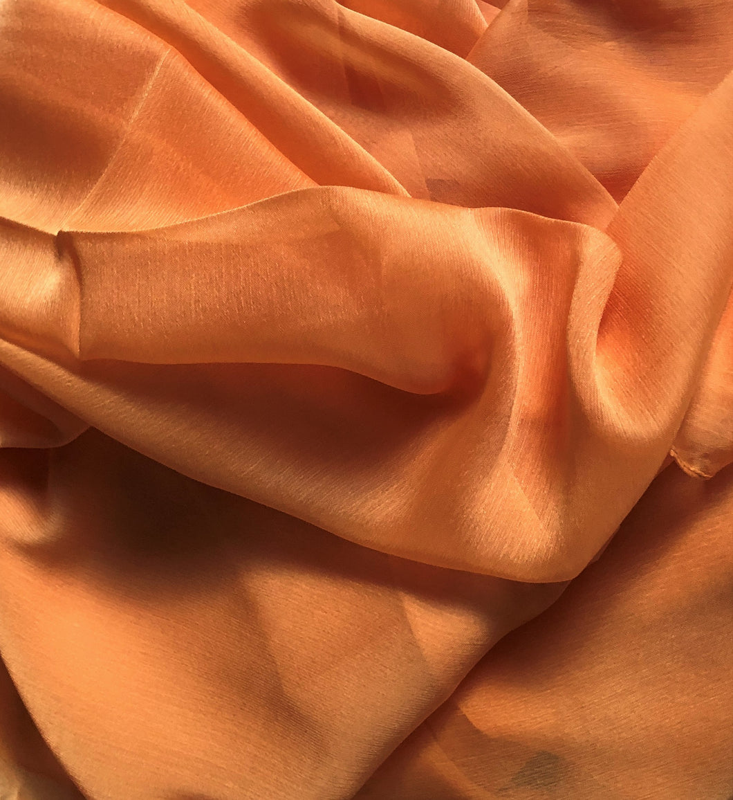 Polyester Scarves- Delicate- Tangerine