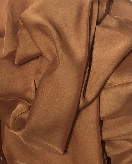 Foulards en polyester- Délicat- Bronze