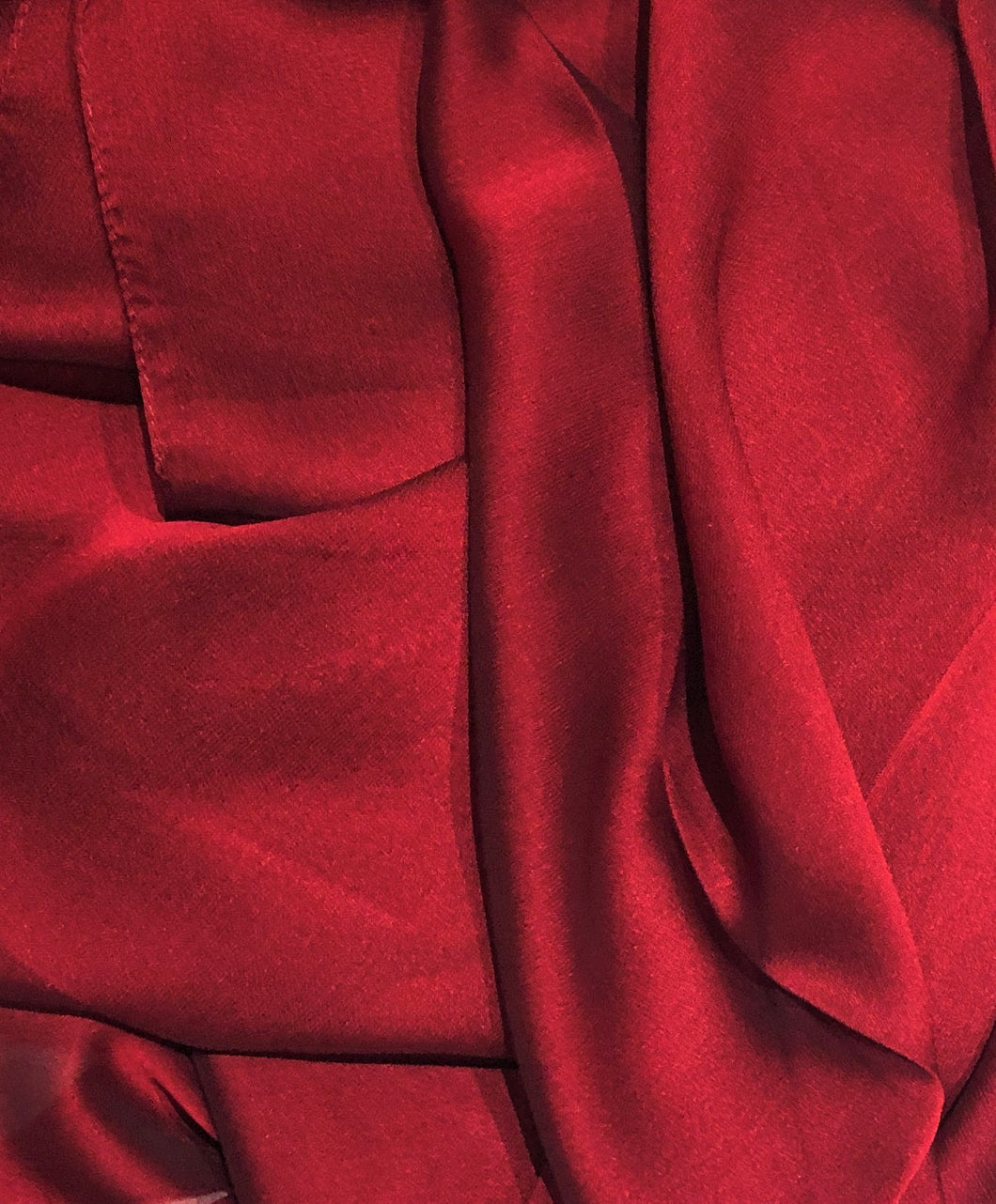 Polyester Scarves- Delicate- Crimson