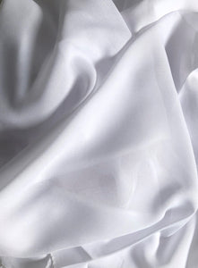 Chiffon Scarves-Plain - White