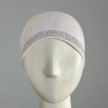 Load image into Gallery viewer, Scarf Under Caps- Ribbed Cotton- White