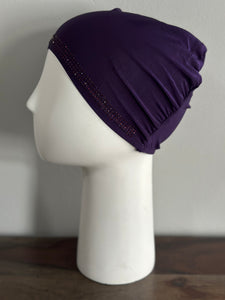 Scarf Under Caps- Polyester- Purple